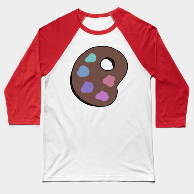 Paint Palette Baseball T-Shirt by saradaboru